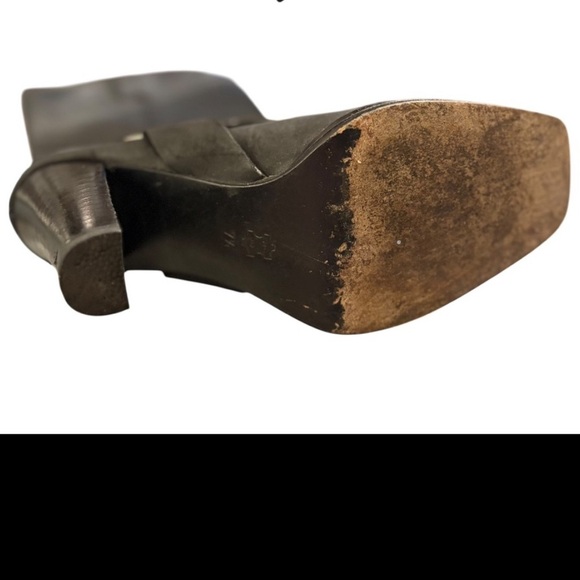 Michael Kors Women’s Fulton Harness Black Heeled Boots Size 7.5 Western - Picture 5 of 10